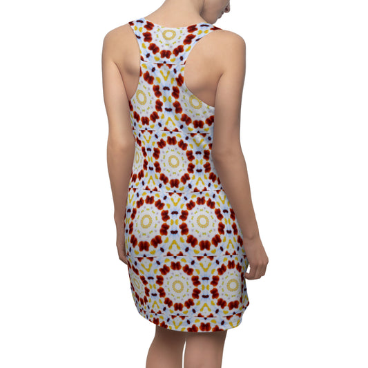 Women’s "MOSAIC" Cymatic Print Racerback Dress