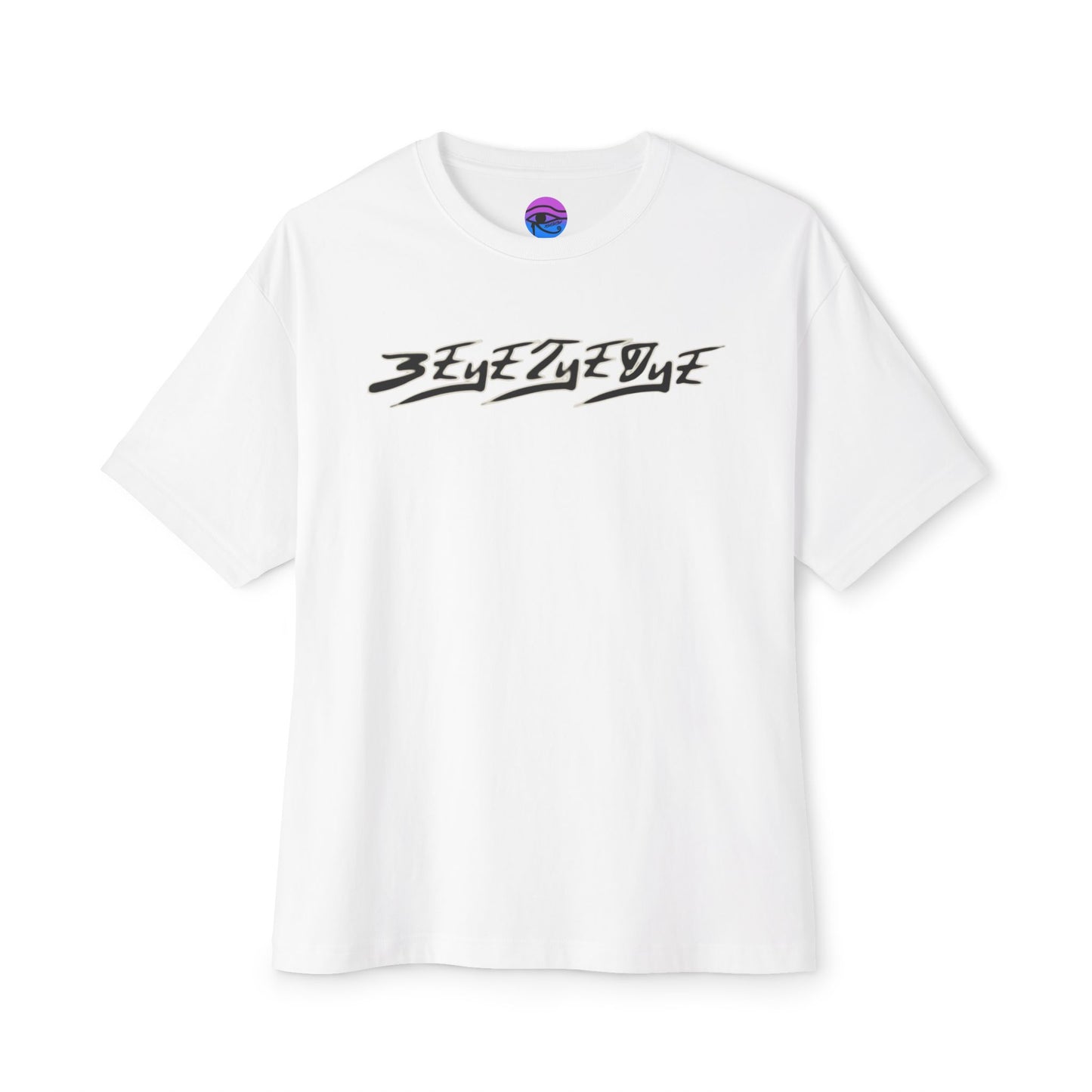 3ETD "417" Cymatic Print Oversized Boxy T Shirt