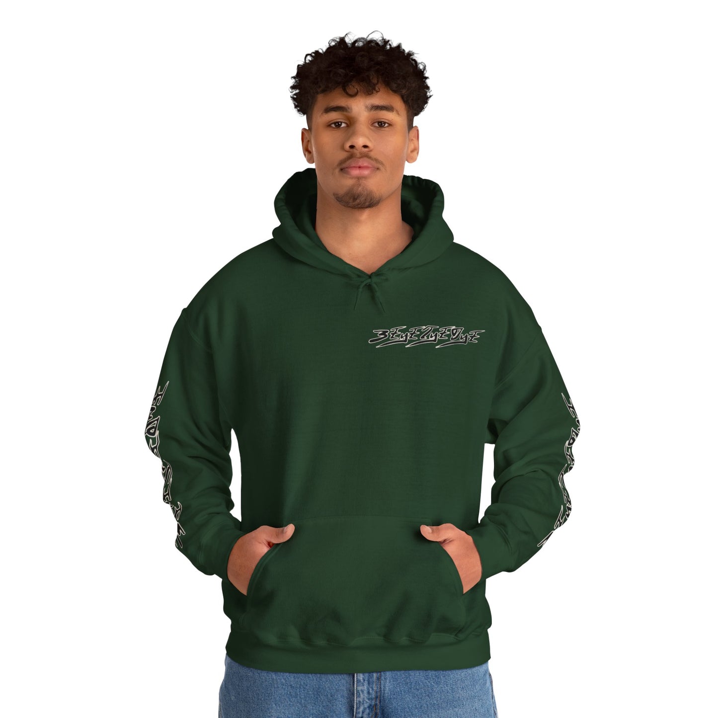 Men's 3ETD Noir "417" Print Hoodie