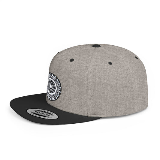 MAYA Embroidered Flat Bill Snapback Hat