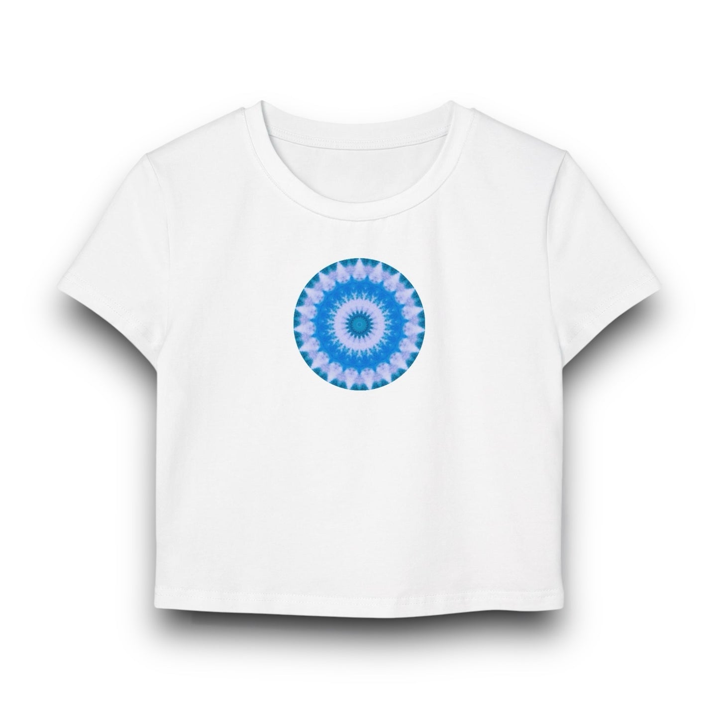 Women's "E-VEIL EYE" Cymatic Print Baby Tee