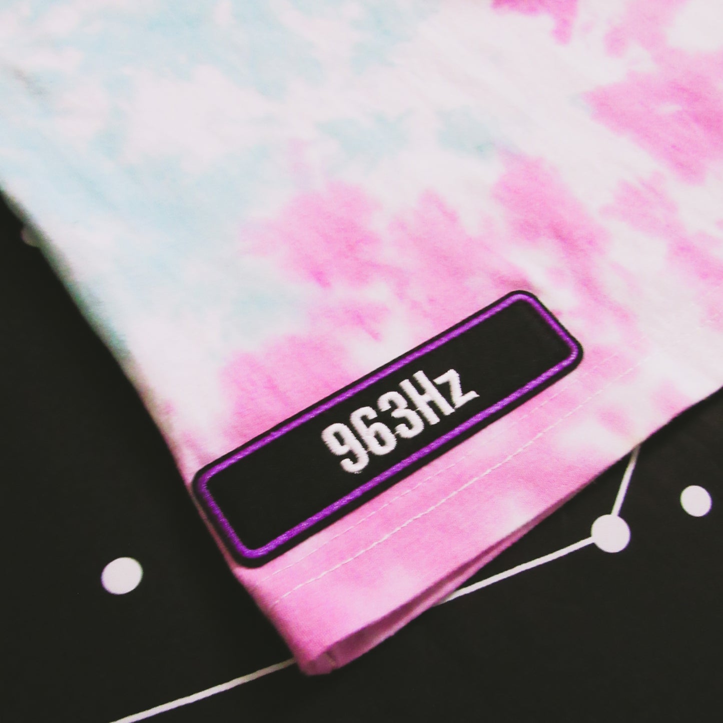 Aquamarine, Lavender, Yellow & Green Crumple Oversized Tie Dye T Shirt