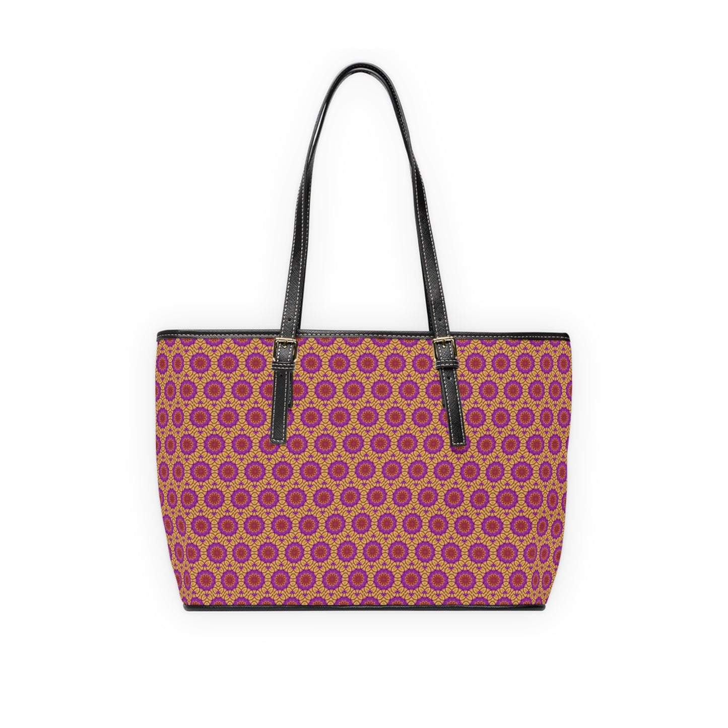 OST3OS Cymatic Aop Pu Leather Shoulder Bag