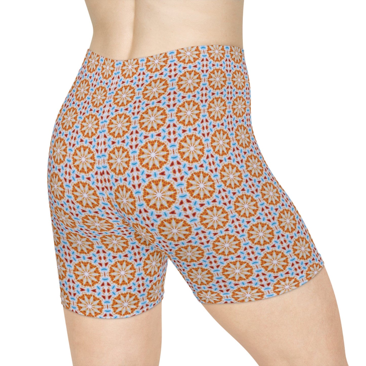 Women's Cymatic AOP Biker Shorts (SOL)
