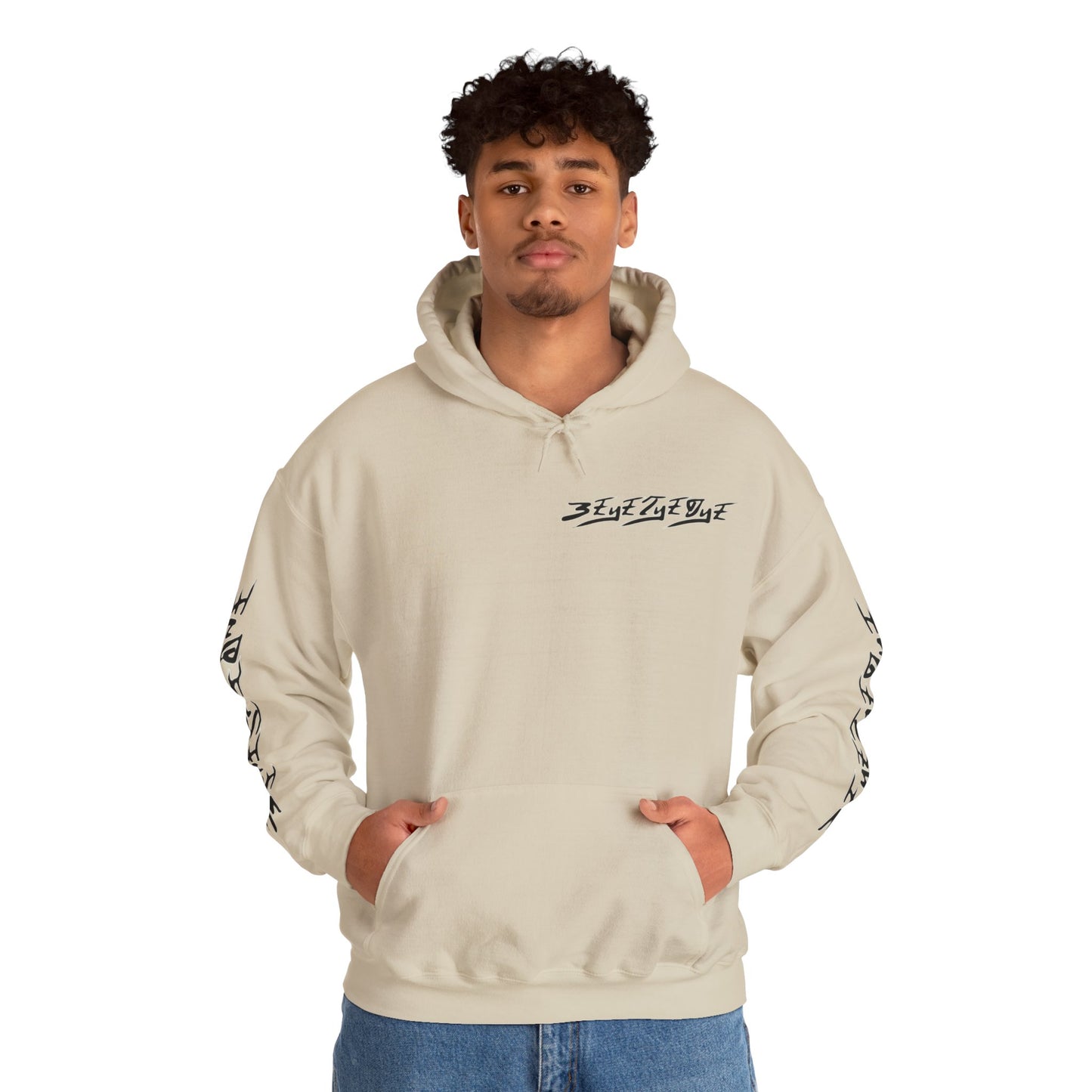 Men's 3ETD Noir "417" Print Hoodie