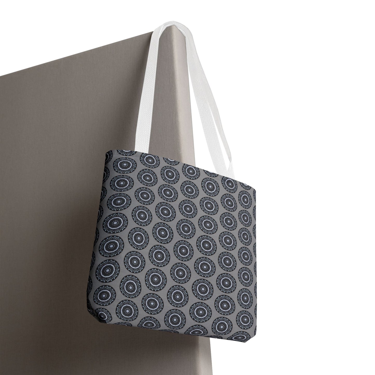 MAYA Cymatic Aop Customisable Tote Bag (Grey)