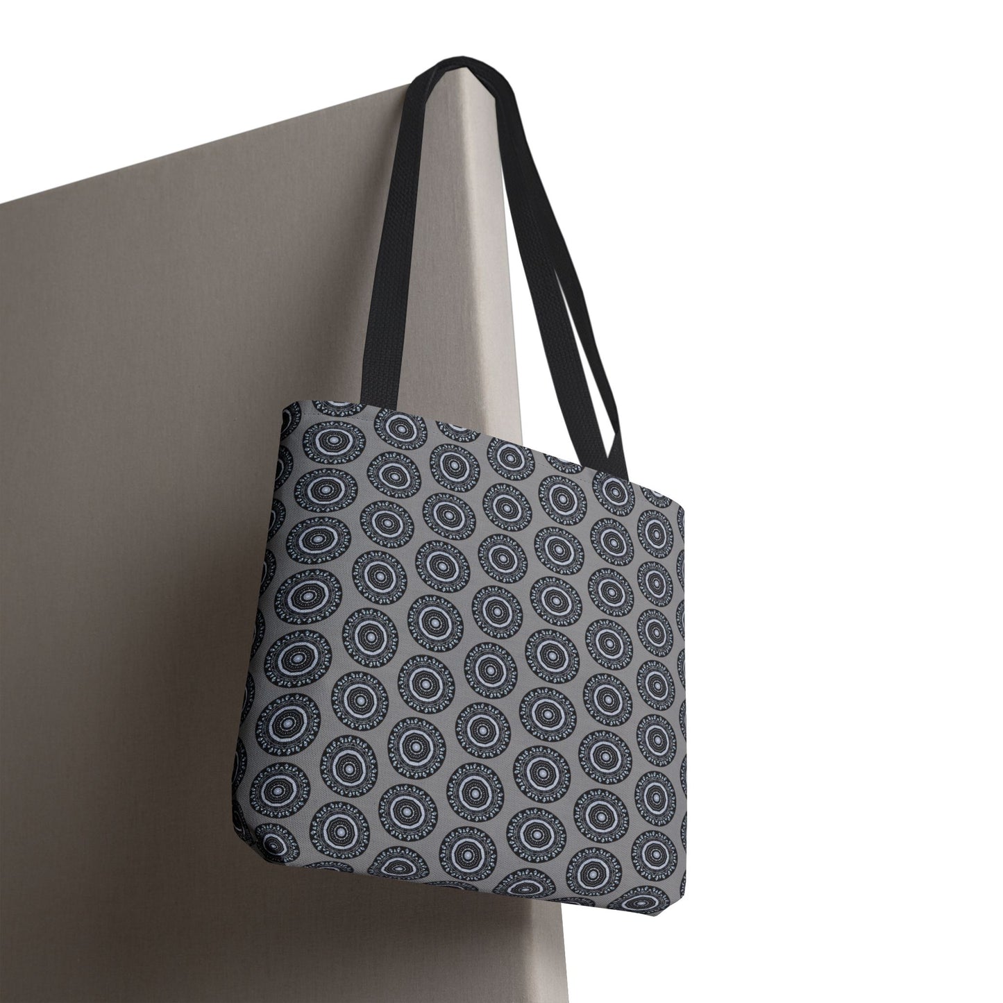 MAYA Cymatic Aop Customisable Tote Bag (Grey)