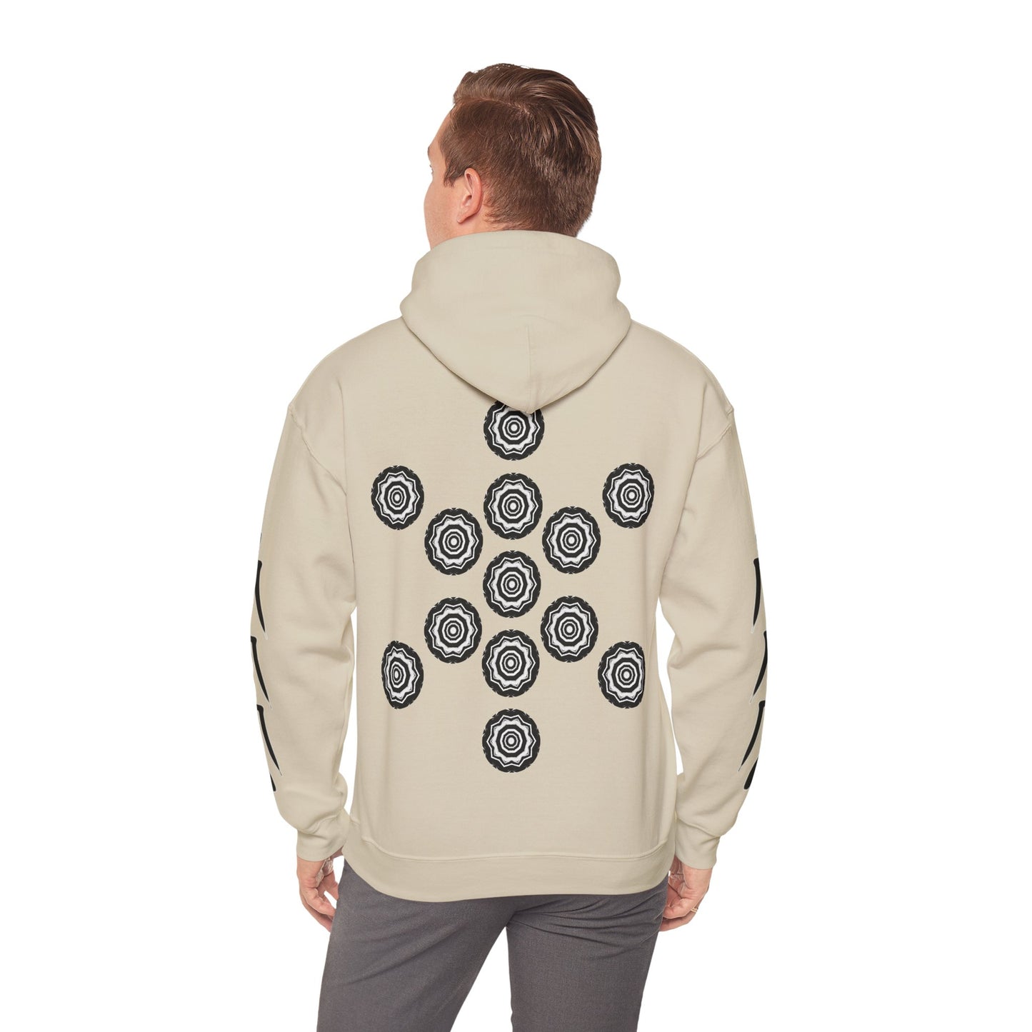 Men's 3ETD Noir "417" Print Hoodie