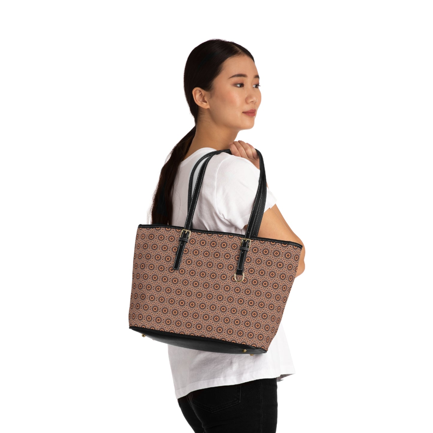EYECEE Cymatic Aop Pu Leather Shoulder Bag