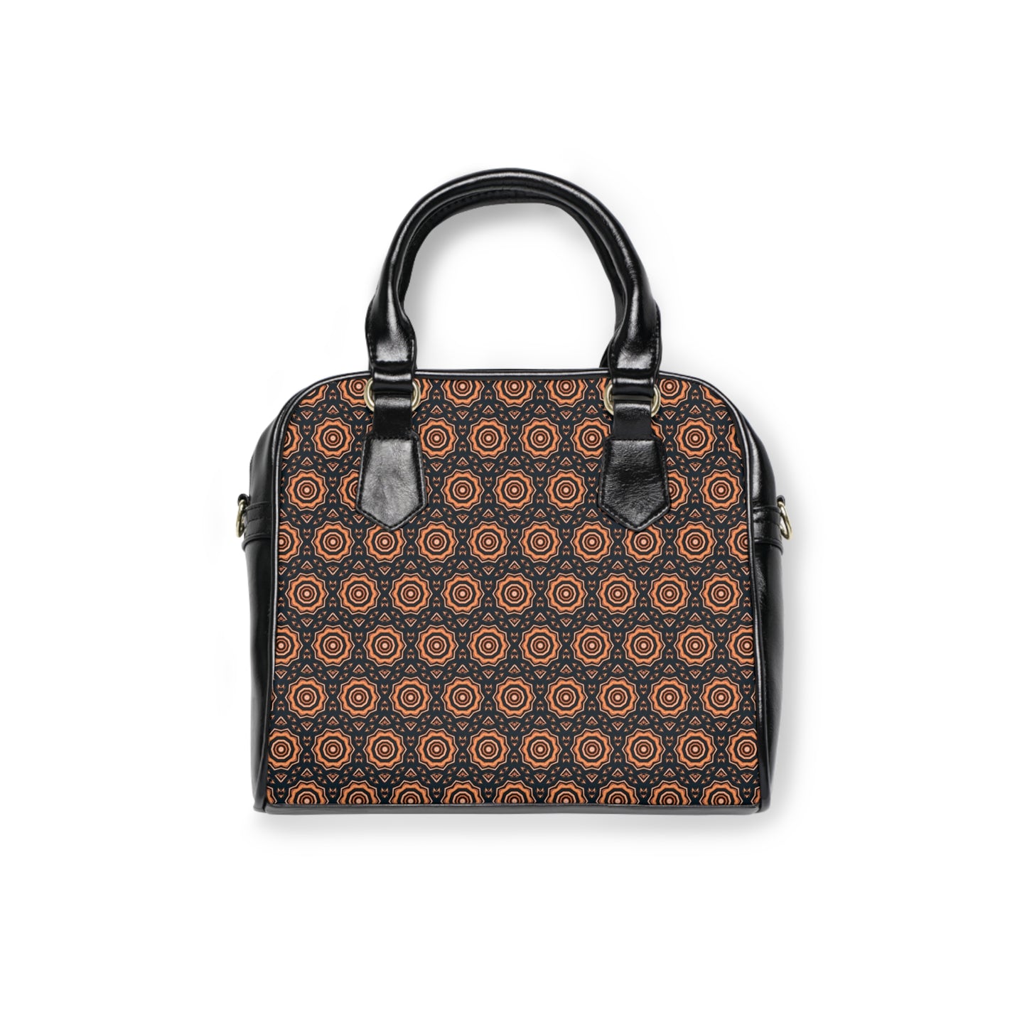 417 Cymatic Aop Pu Shoulder Handbag