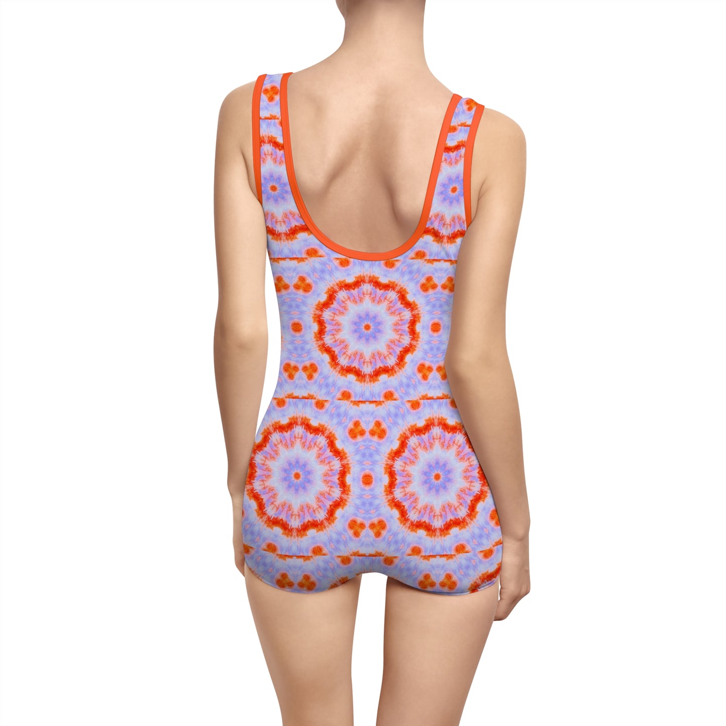 Women’s "NEBU" Cymatic AOP Vintage Swimsuit