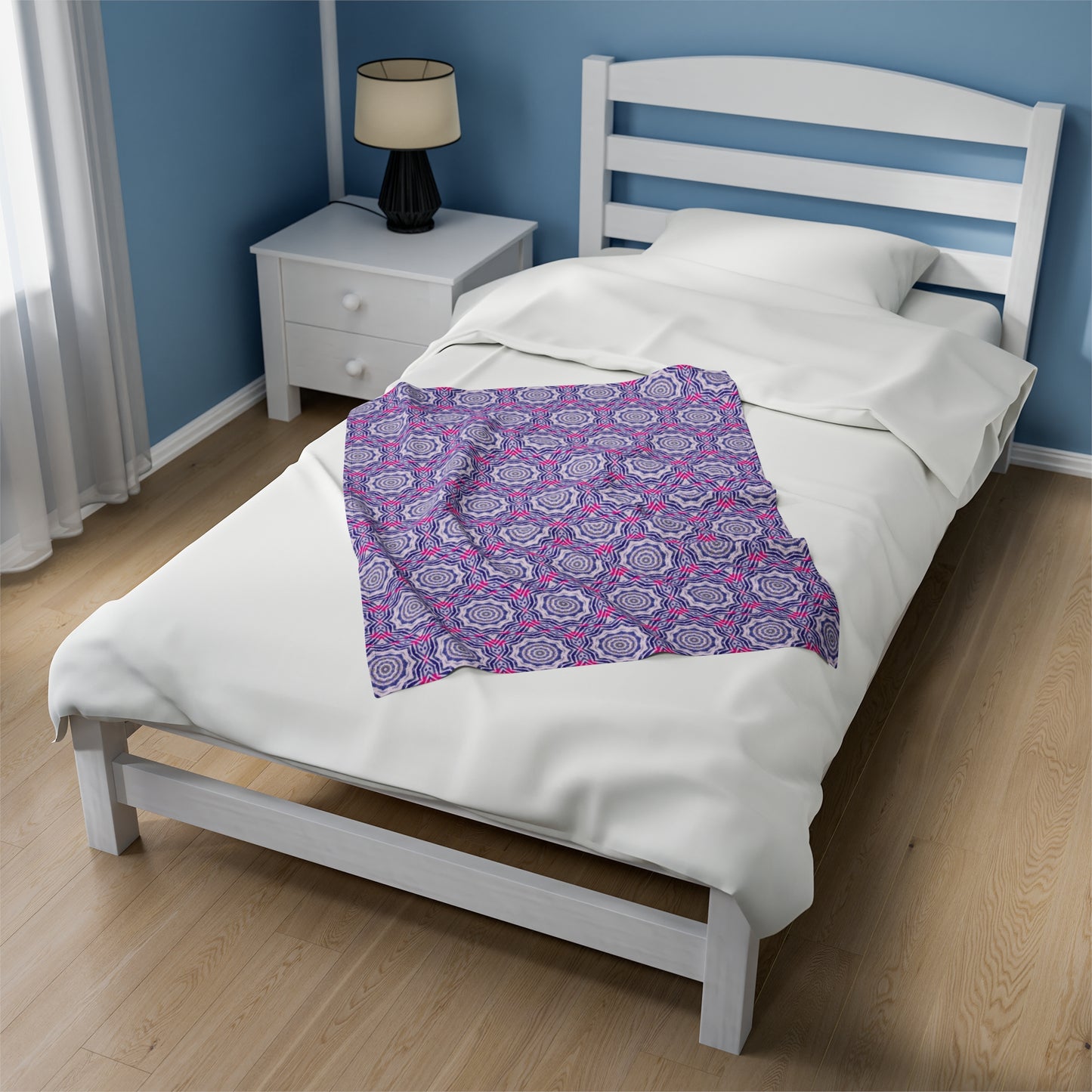 VibeRATE Cymatic AOP Velveteen Blanket