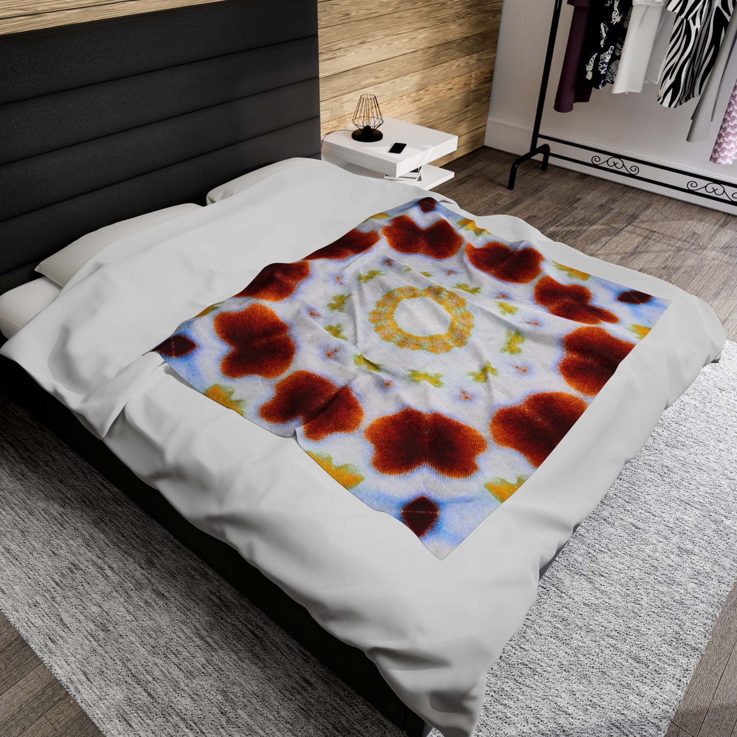MOSAIC Cymatic Velveteen Plush Blanket