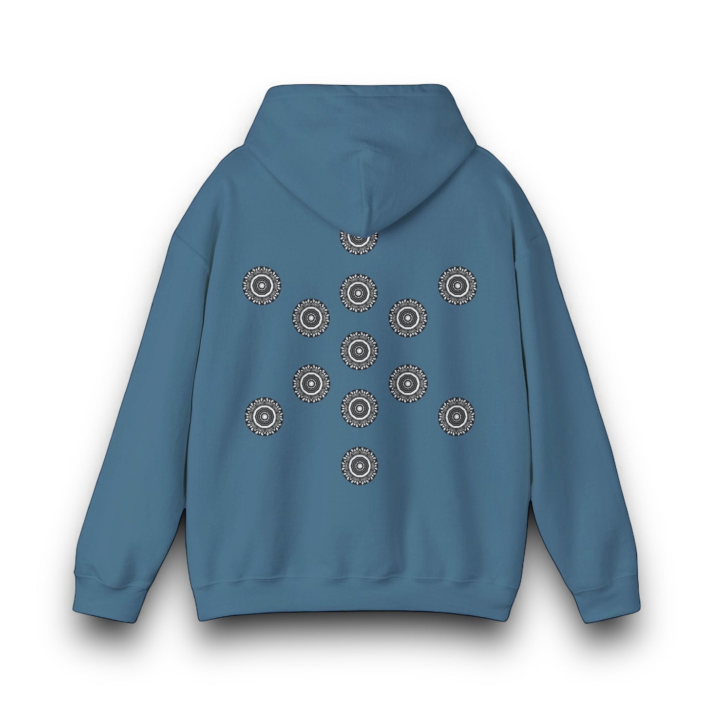 Men's 3ETD Noir "MAYA" Cymatic Print Hoodie