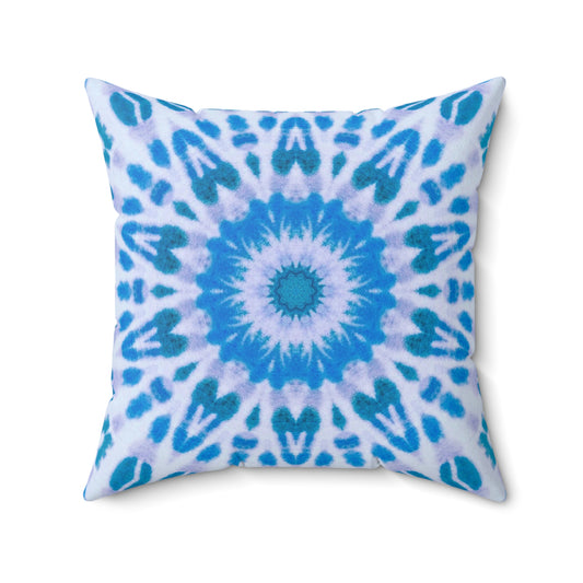 "E-VEIL I" Cymatic Print Square Cushion