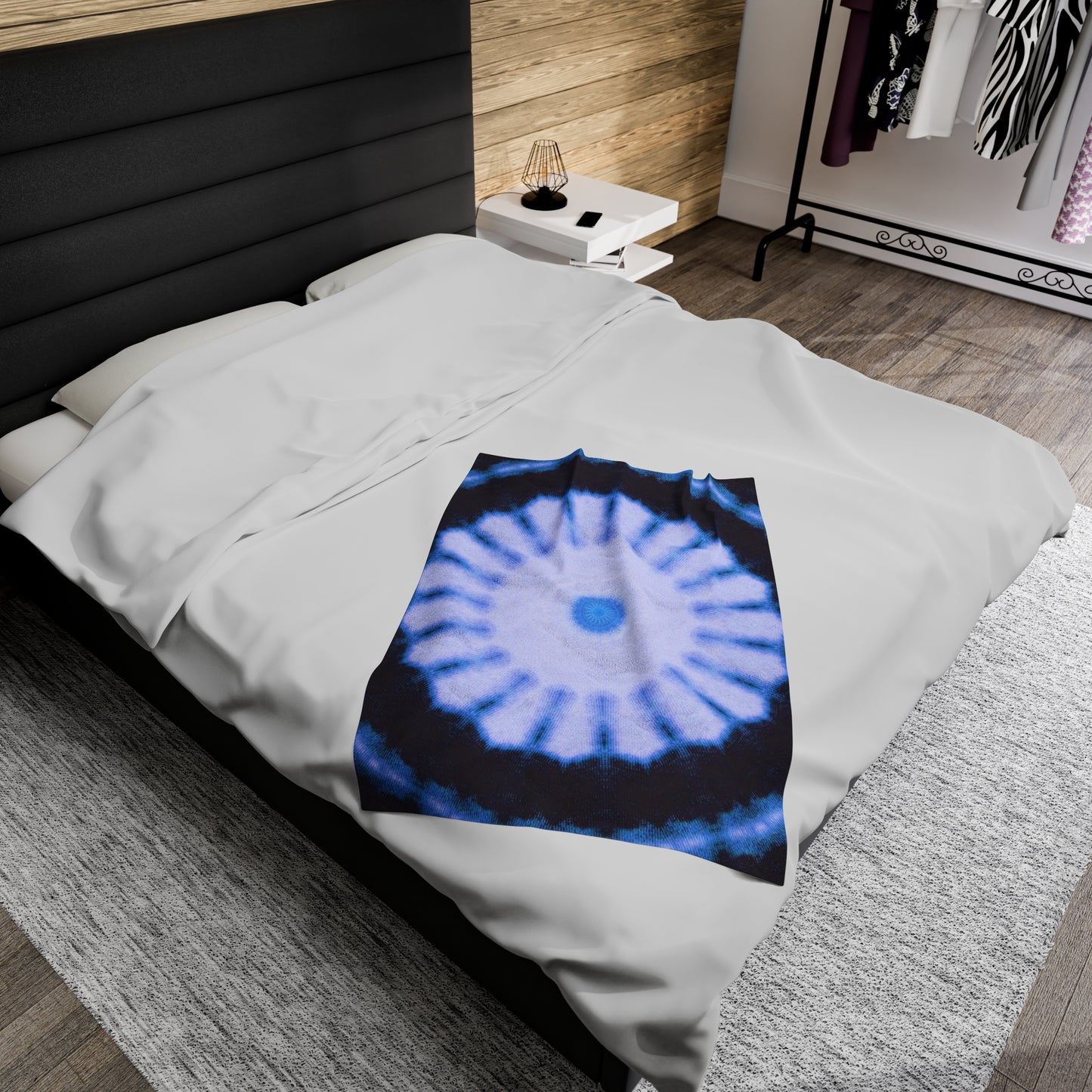 SNWFLK-2 Cymatic Velveteen Blanket