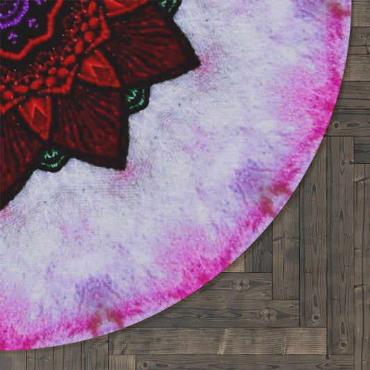 “VESI” Cymatic Round Rug