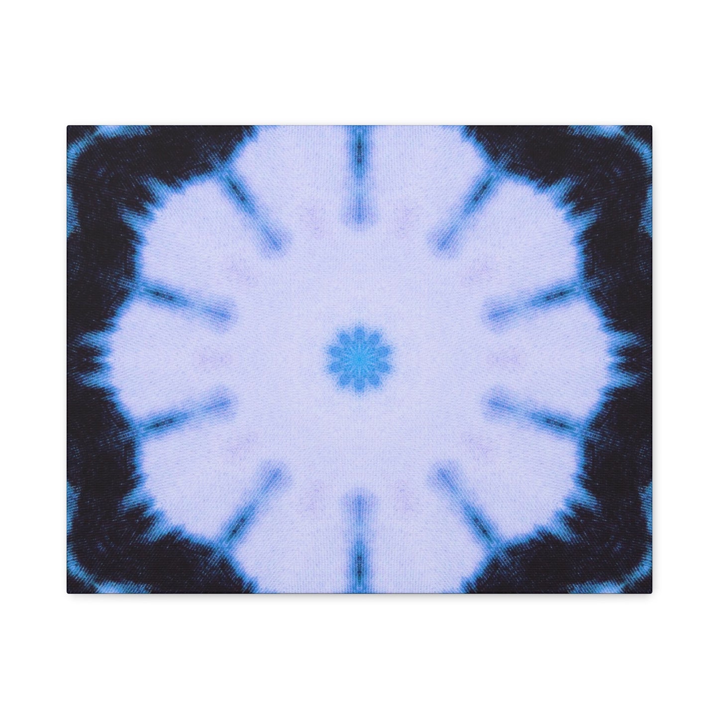 "SNWFLK" Cymatic Canvas Art Print - Stretched Matte 1.25" Gallery Wrap