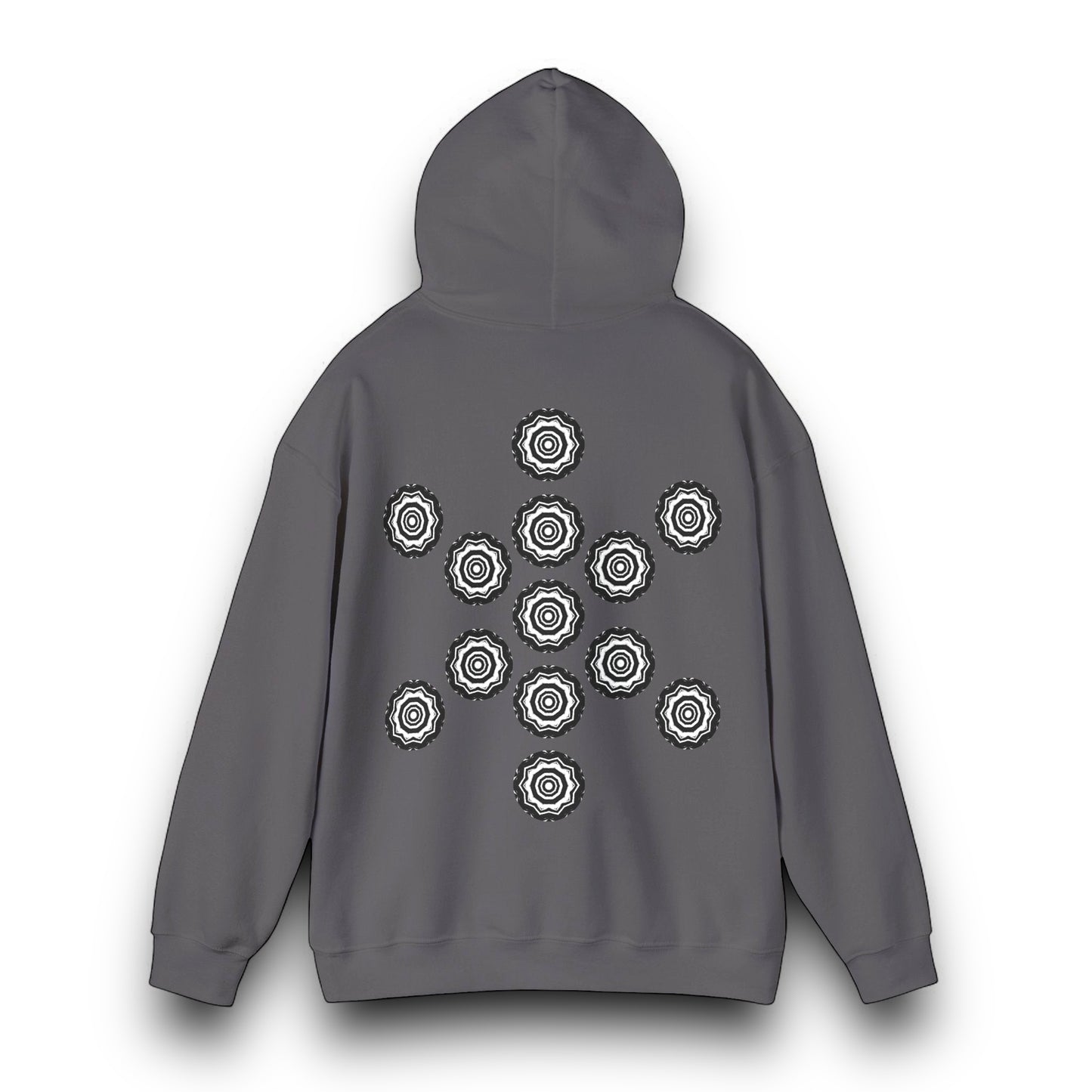 Men's 3ETD Noir "417" Cymatic Print Hoodie