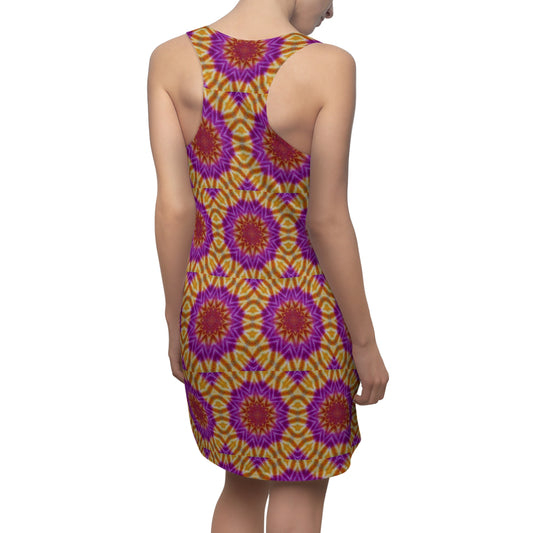 Women’s "OST3OS" Cymatic Print Racerback Dress