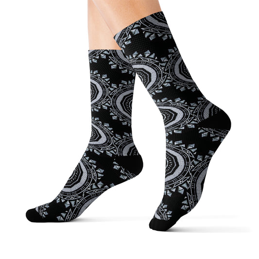 Unisex “MAYA” Cymatic AOP Socks
