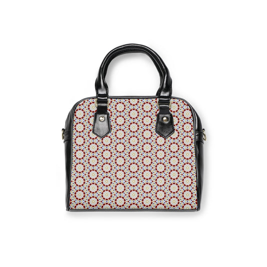 MOSAIC Cymatic Aop Pu Shoulder Handbag