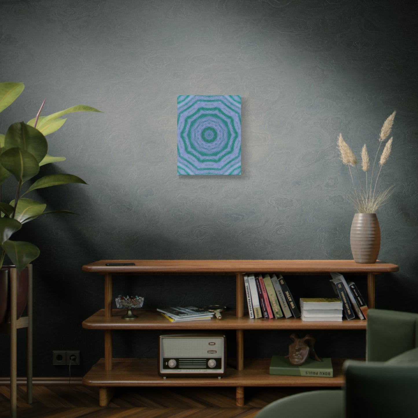 "GR33N3RY" Canvas Art Print - Stretched Matte 1.25" Gallery Wrap
