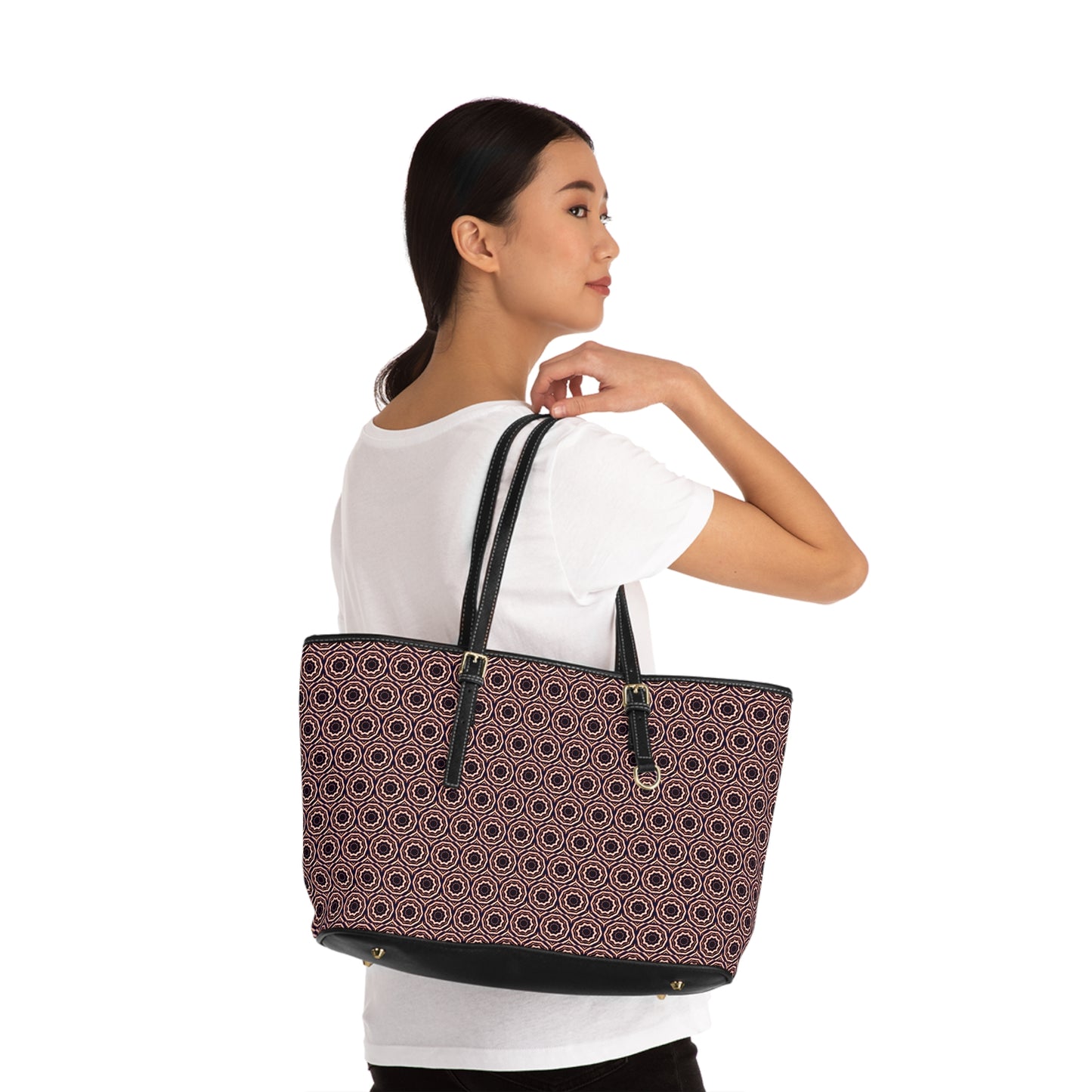 VOiD Cymatic Aop Pu Leather Shoulder Bag