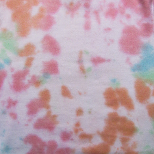 Orange, Red, Green & Sky Blue Crumple Tie Dye Sweatshirt