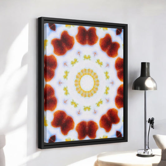 “MOSAIC” Matte Canvas, Black Frame