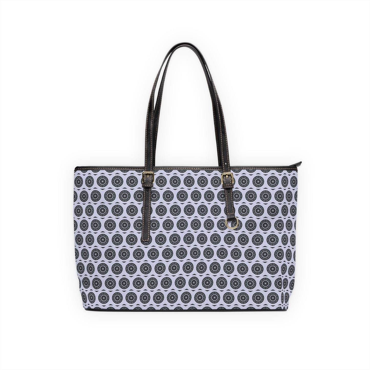 MAYA Cymatic Aop Pu Leather Shoulder Bag