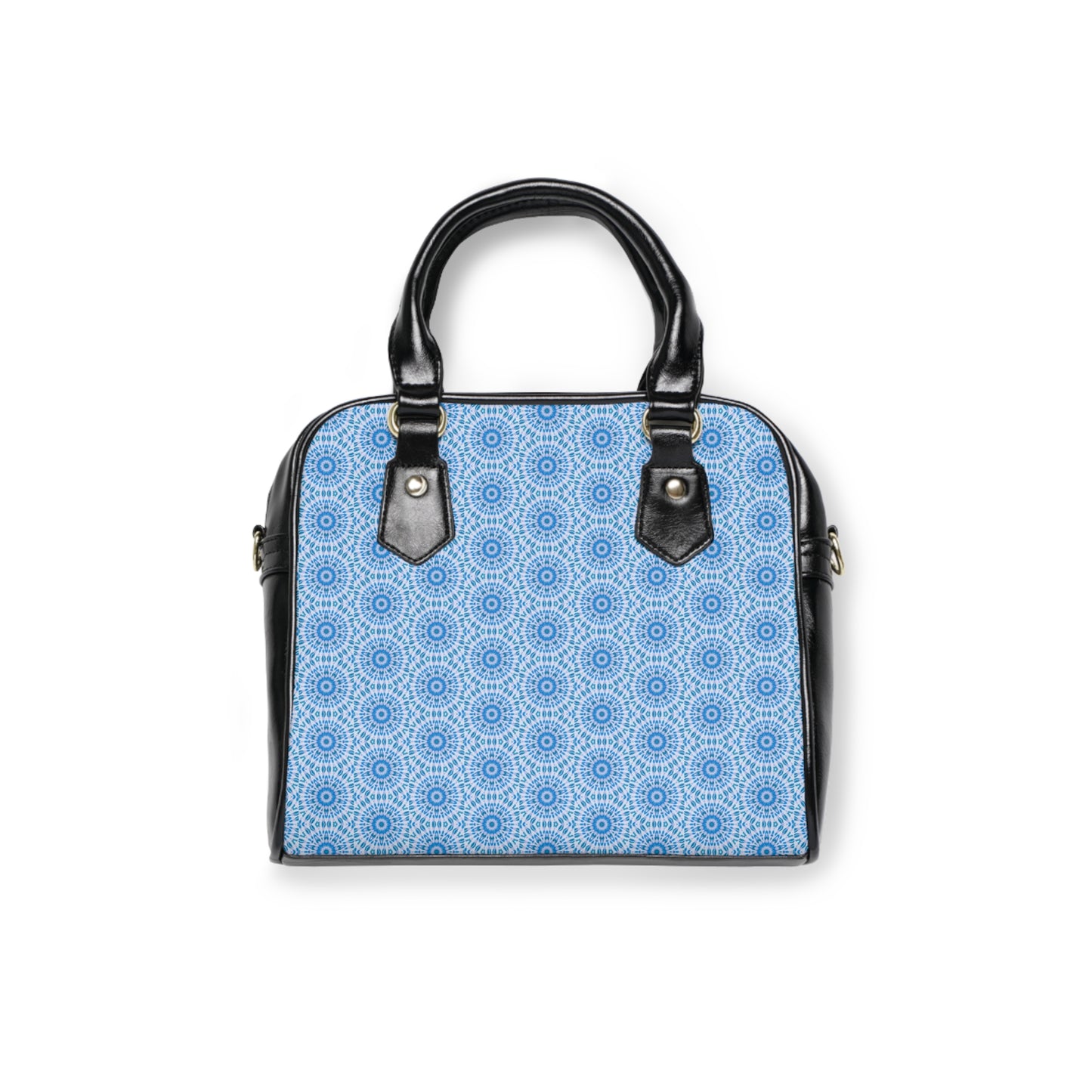 E-VEIL I Cymatic Aop Pu Shoulder Handbag