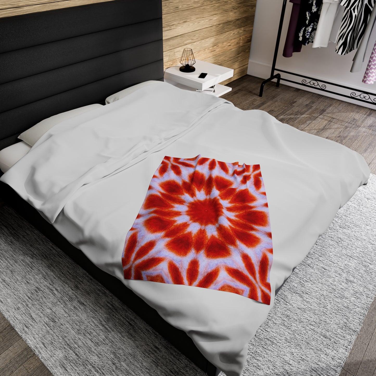 SACRAL Cymatic Velveteen Plush Blanket