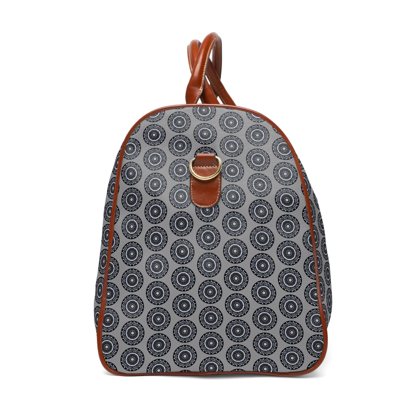 MAYA Cymatic Aop Waterproof Pu Travel Bag (Grey)