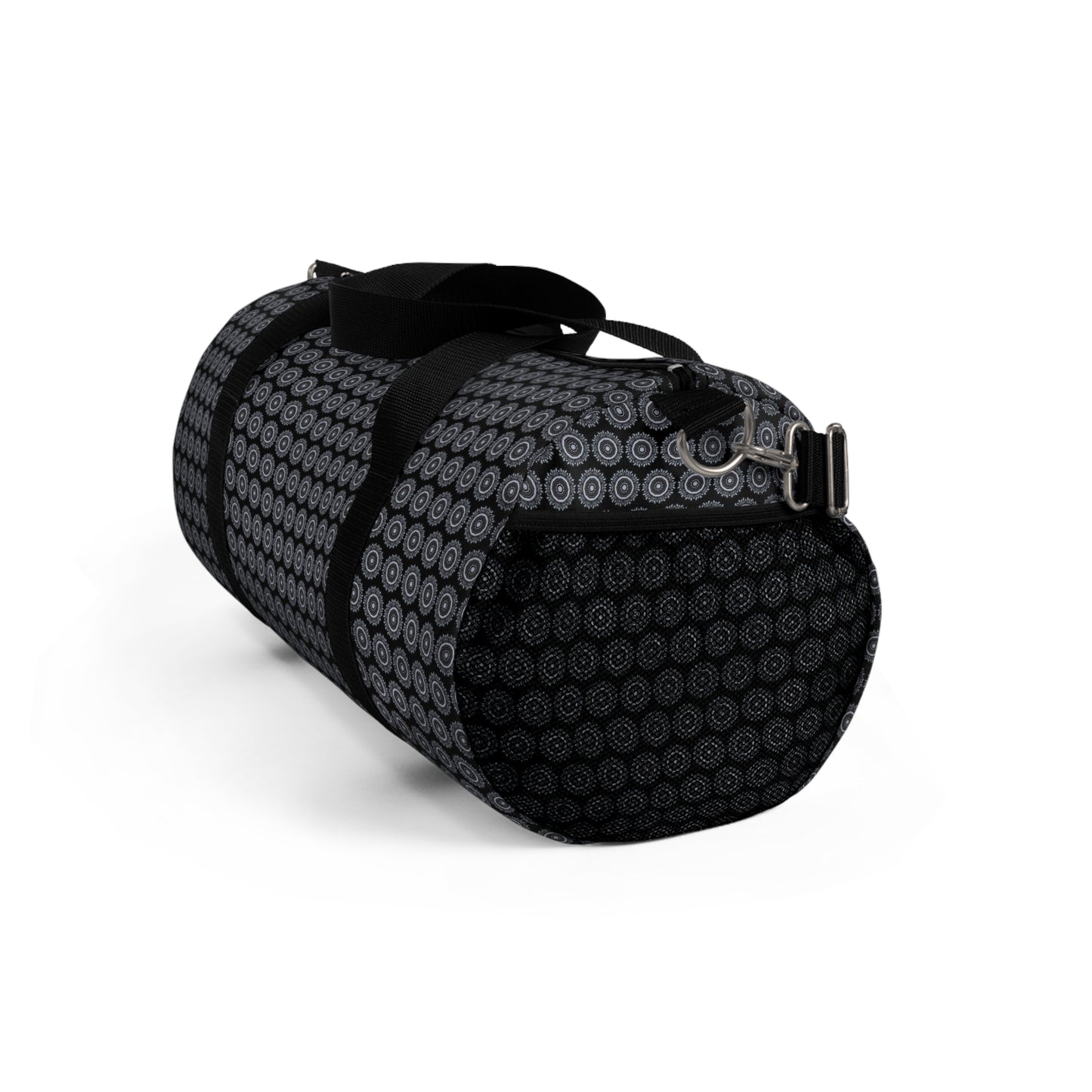 MAYA Cymatic Print Duffel Bag (Black)