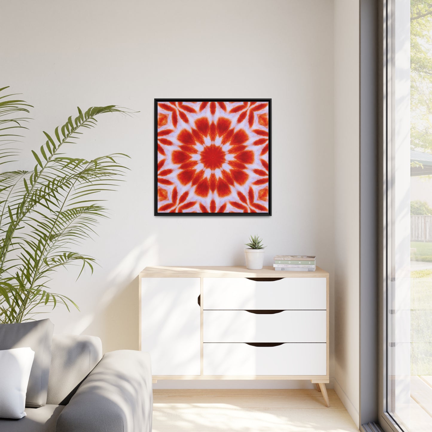 SACRAL Matte Canvas, Black Frame