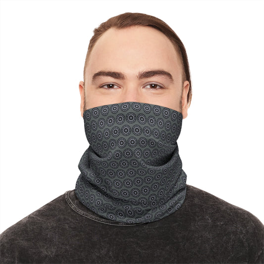 MAYA Aop Drawstring Neck Warmer (Dark Grey)