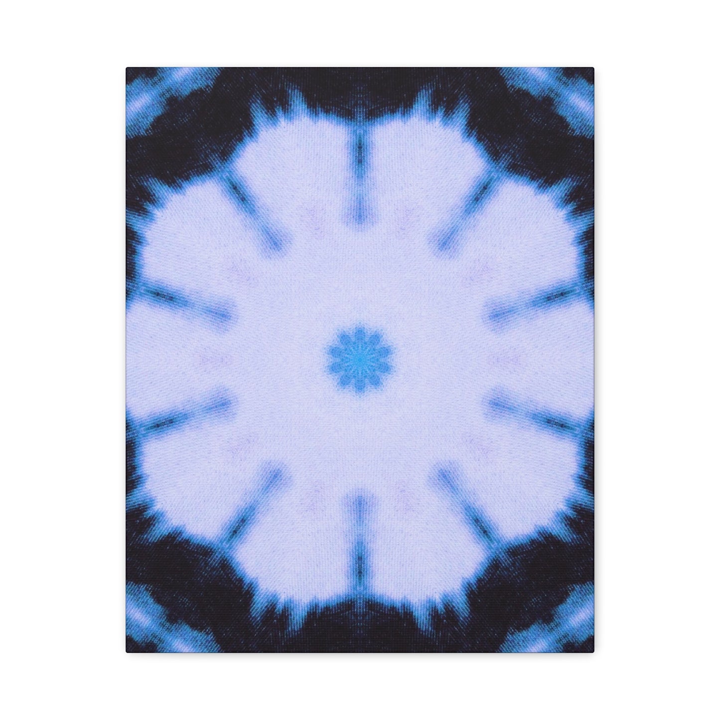 "SNWFLK" Cymatic Canvas Art Print - Stretched Matte 1.25" Gallery Wrap