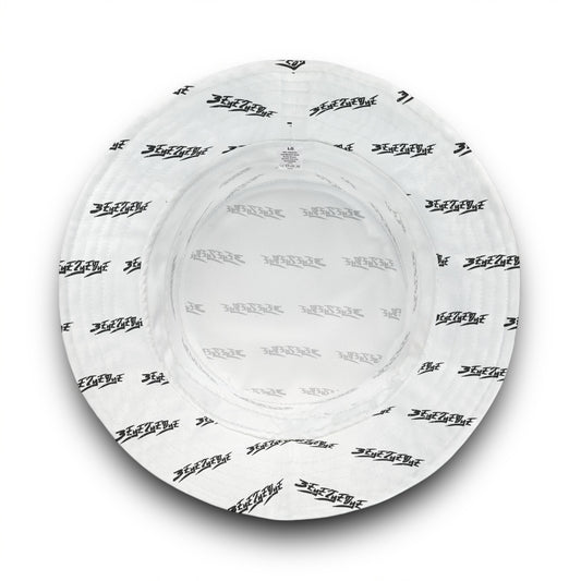 3EyeTyeDye AOP Bucket Hat (White)