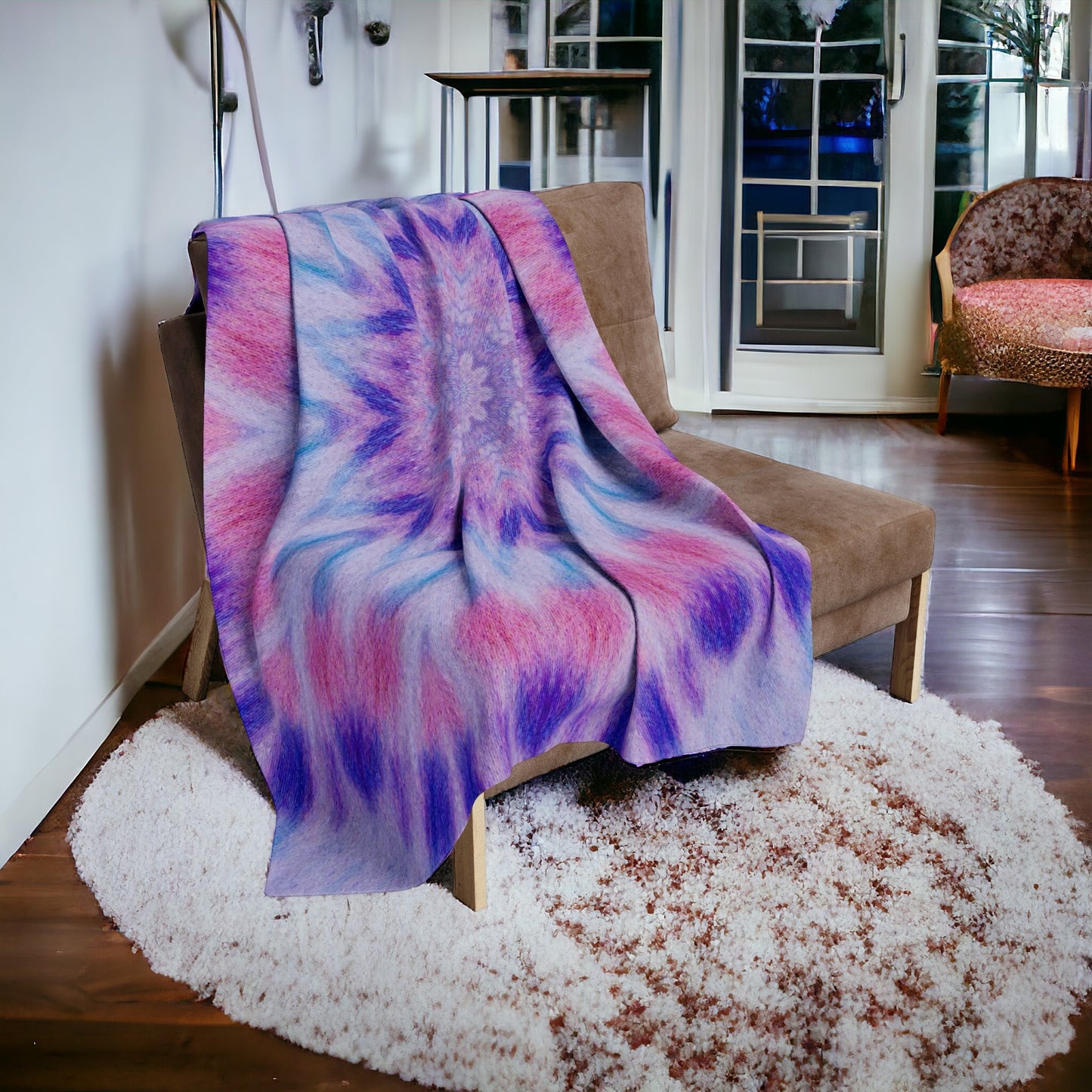 DAS33D Cymatic Arctic Fleece Blanket