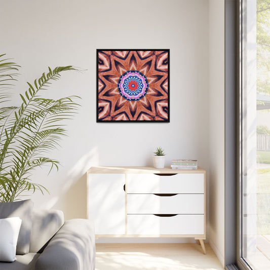 “DECA” Matte Canvas, Black Frame