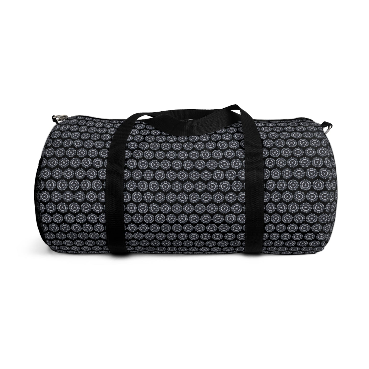 MAYA Cymatic Print Duffel Bag (Black)