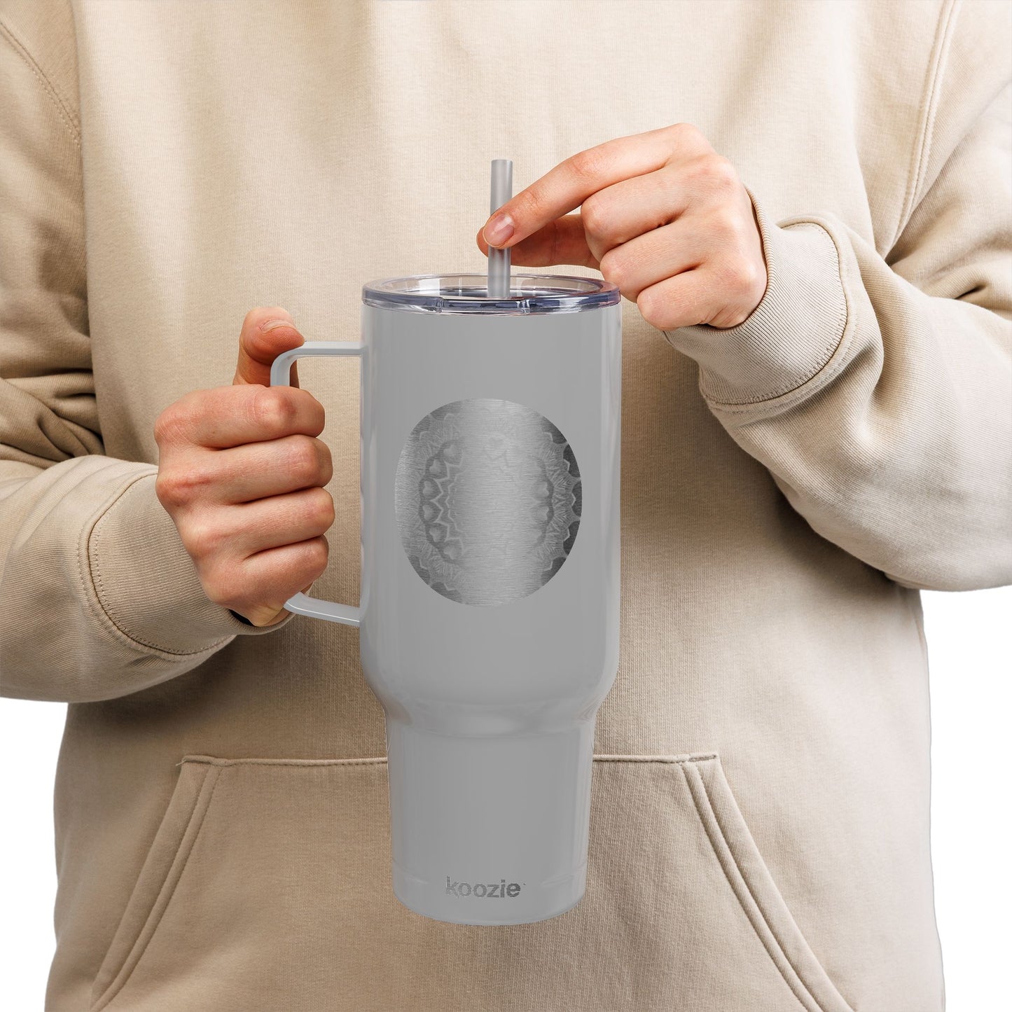 "DECA" Insulated Tumbler with Lid, 1.2L (Engraving)