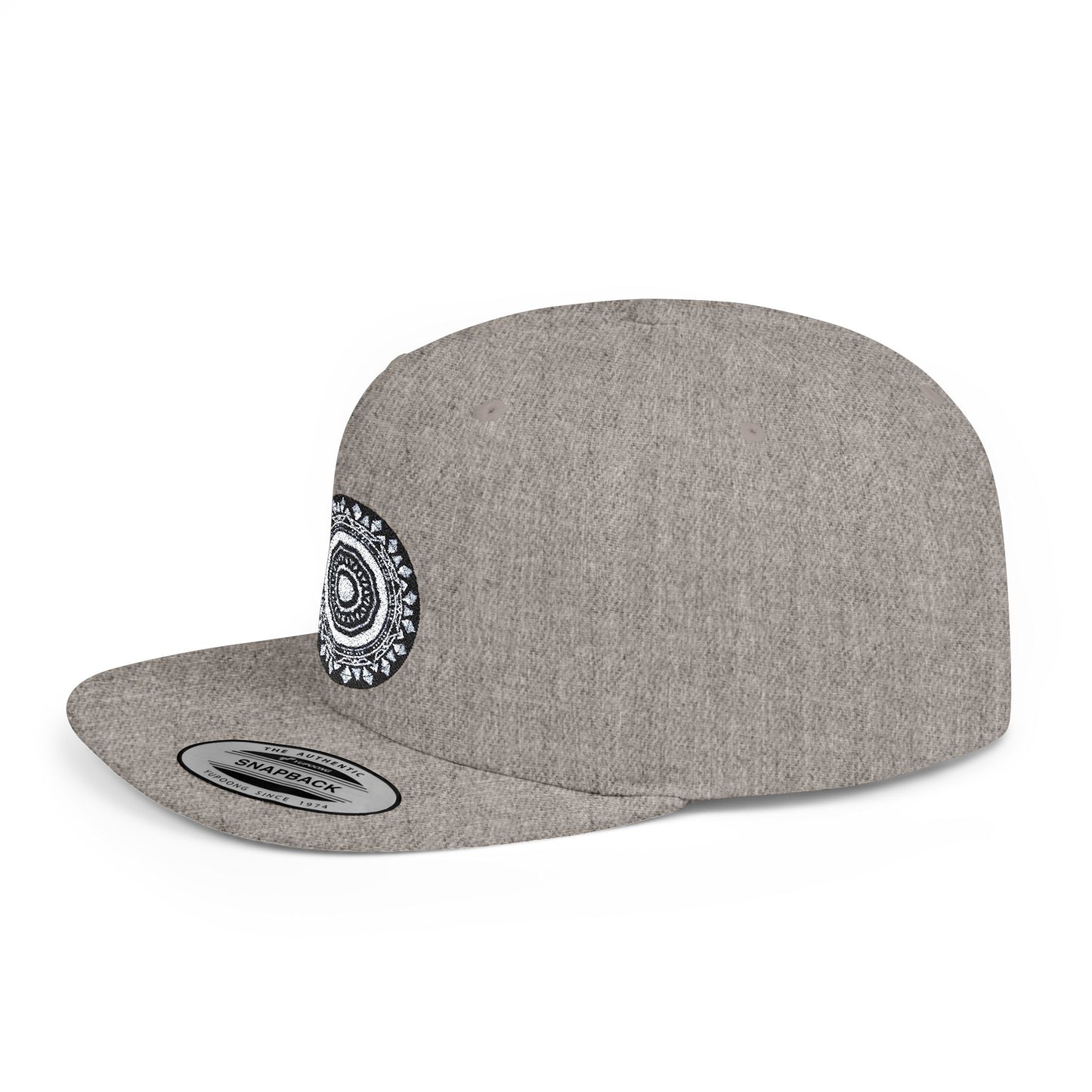 MAYA Embroidered Flat Bill Snapback Hat