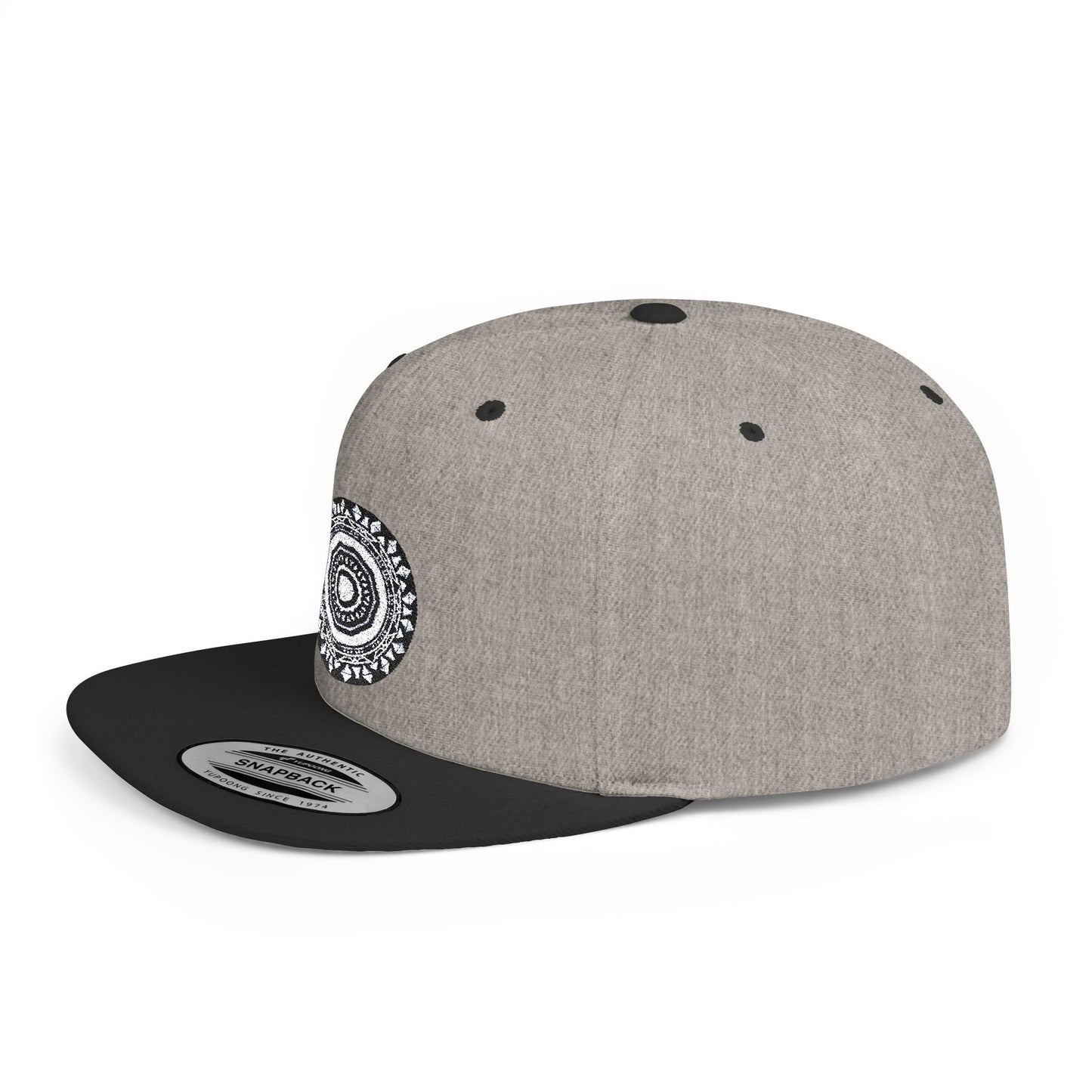 MAYA Embroidered Flat Bill Snapback Hat