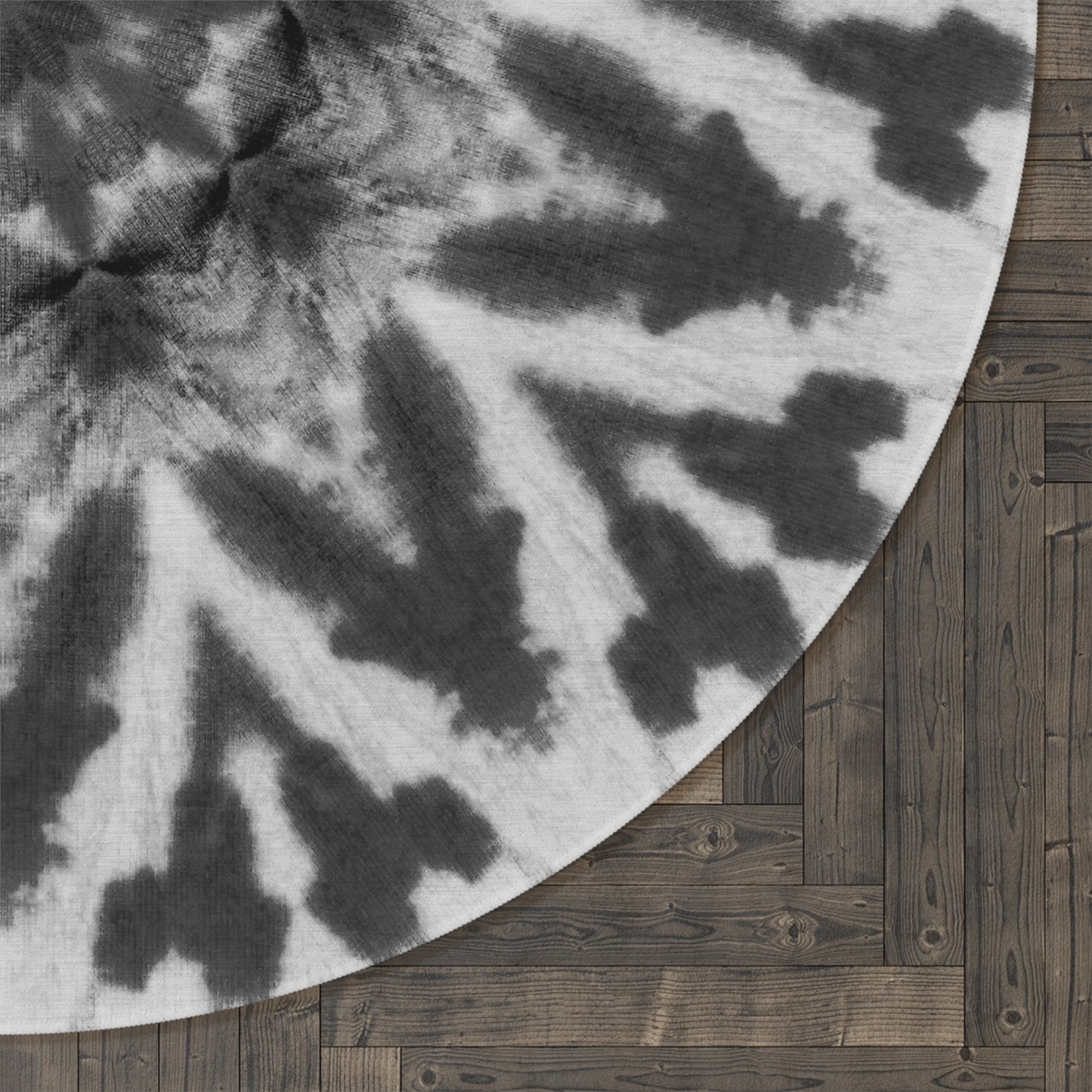 GETA Cymatic Round Rug (Noir)