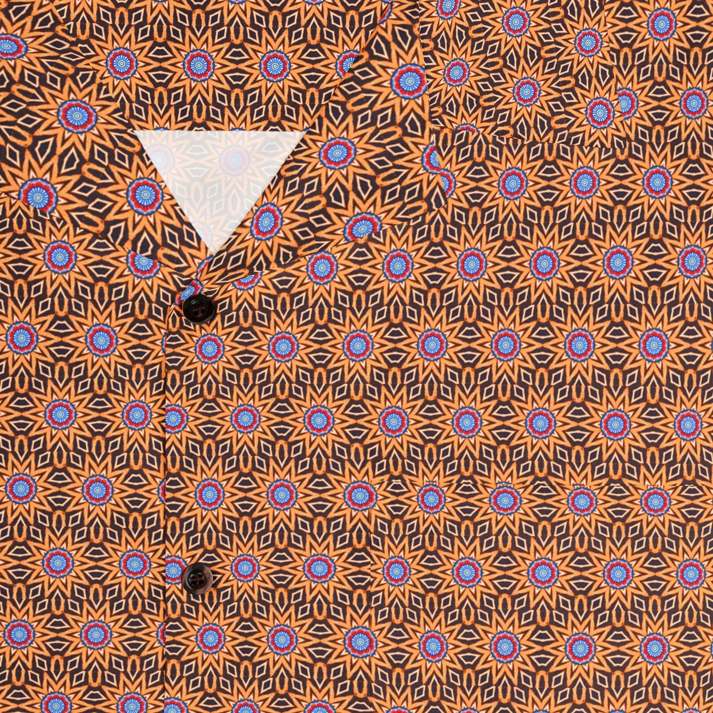 Men’s "KABBA" Cymatic Aop Boxy Hawaiian Shirt