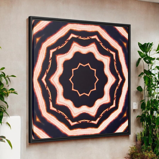 “VOiD” Matte Canvas, Black Frame