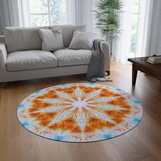 “SOL” Cymatic Round Rug