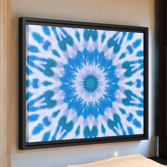 “E-VEIL I” Matte Canvas, Black Frame